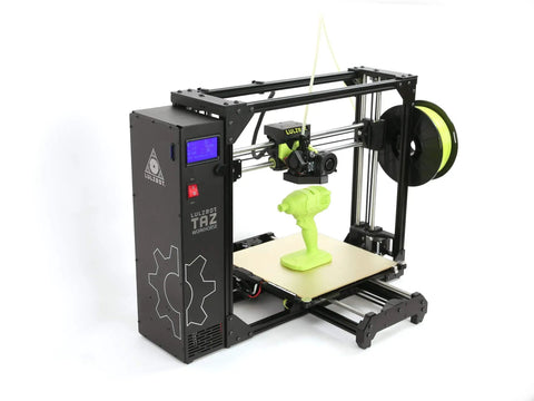 TAZ Workhorse Pro 3D Printer With Premium E3D Hot End And Belt Driven Z Axis For Fast Cycle Times Plus Smart Backlash Compensation Delivering Hella Smooth Prints Anytime