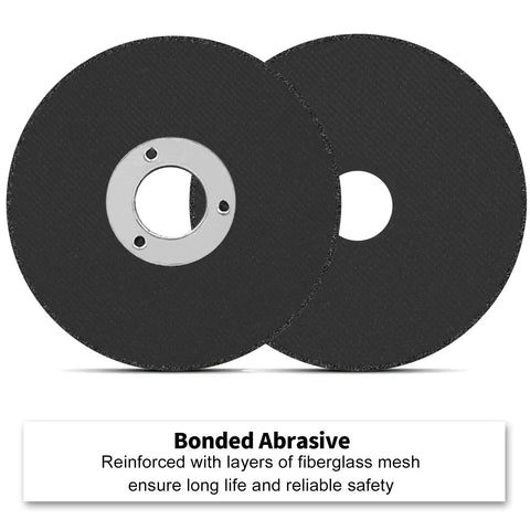 Two Inch Cut Off Wheel Kit With One Quarter Inch Stem Mandrel For Die Grinder And Rotary Tool Three Eighth Inch Arbor Hole Pro Grade Metal And Stainless Steel Cutting Discs