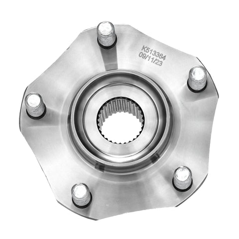 Front view of Pair Front Wheel Bearing And Hub Assembly For Nissan Sentra 2013 To 2019 Leaf 2013 To 2017 NV200 2013 To 2021