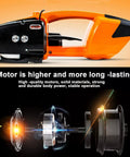 Heavy Duty Electric Strapping Machine For PP&Pet Strap Tape Portable Automatic Packaging Tool showcasing quality motor parts and design.