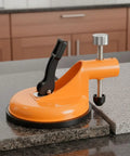Heavy Duty Granite Marble Countertop Leveling Tool With Adjustable Height Setter For Seamless Stone Installation And Professional Seam Filling On Quartz Surfaces on a countertop