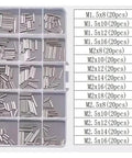 Spring Pins Assortment Kit M1.5 To M6 In 65Mn And 304 Stainless Steel heavy duty dowel pins in organized box.