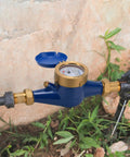1 Inch Durable Multi Jet Water Meter With Lead Free Brass Non Pulsed Output ISO 4064 Certified installed outdoors
