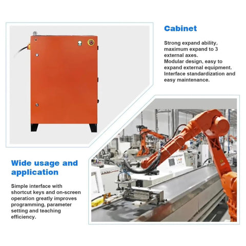Industrial CNC Robotic Welding Arm For Container Frame Assembly And Logistics Facilities Multi Metal Automated Welder in factory setting.