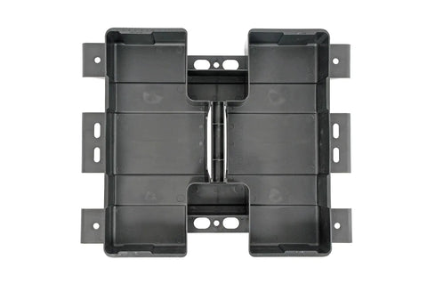 Heavy-Duty Plastic Tool Box Tray For Standard Crossover Tool Boxes Keeps Small Parts Tight And Organized 18 x 15.5 Inches Sold Individually Sliding Tray Accessory, view from above.
