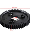Traxxas 54T 0.8 32 Pitch Spur Gear Set showing measurements for RC Slash Stampede 4x4 VXL Rally VXL performance tuning