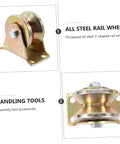 Groove Sliding Gate Track Roller Wheels Set Heavy Duty And Easy Install Bolt Fixed And Lightweight Design For Smooth Operation
