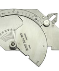 Go To Pro Grade Stainless Steel Bridge Cam Welding Gauge Kit For Undercut Depth Fillet Weld Throat Pitting And Misalignment Measures 0 To 60 Degree Preparation Excess Weld Size Weld Length With Metric And Inch Options stainless steel gauge, metric and inch scales
