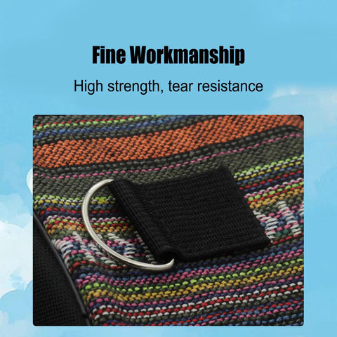 Close-up of Road Warrior Snare Drum Gig Bag With Padded Shoulder Strap showing strong metal ring and durable fabric detailing.