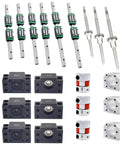Upgrade Your Rig With This Hardcore Linear Actuator Setup Featuring Hgr20 Square Rail Guide Blocks And SFU1610 Ball Screw Drives crafted for CNC automation.