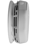 Side view of Interconnected Dual Sensor Smoke Alarm With Battery Backup Hardwired SM300-AC 6-Pack for home safety upgrade.