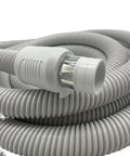 Close-up of 35 Foot Central Vacuum Hose with On Off Switch Crushproof Material 360 Degree Swivel Handle and Low Voltage Control