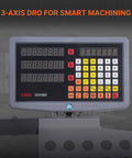 3-axis DRO display for precise machining with digital readouts and control buttons for Rock Solid Benchtop Mini Mill Drill Machine