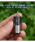 16mm Planetary Reduction Gearbox for DC Motors Electronic Starter 5V To 12V 6V 36 RPM in hand showcasing metal gearcase