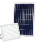 Badass Outdoor Solar Led Flood Lights With Easy Remote Control Ip67 Waterproof Heavy Duty Security Lighting For Yard Patio And Garden High Output 150 Watt wide beam solar LED flood lamp with panel.
