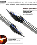 Premium Carbide Tipped V Groove Router Bits Deliver Rock Solid Accuracy For Daily Shop Work Featuring Straight Fire Results And A Battle Ready 1/4 Inch Shank For Smooth Carving Projects - Double flute design for precise V-shaped grooves.