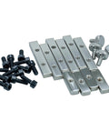 58 Inch Router Sled Accessories Kit showing mounting brackets and bolts for precise woodworking alignment