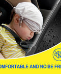 Top Tier J Hook Windshield Wiper Blades Set Of 2 Drop In Slick Bracketless Action For Soaking Downpours Or Frozen Streets with child relaxing in car seat.