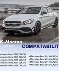 Image of a Mercedes-Benz CLA250, compatible years listed, highlighting fit for Air Cleaner Intake Inlet Duct Hose Tube Direct Fit 2014-2018
