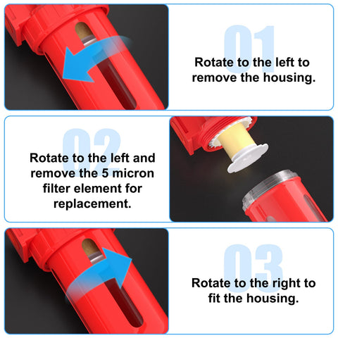 Step-by-step breakdown of maintaining Aluminum Air Moisture Filter Desiccant Dryer for Air Compressor With Manual Drain One Quarter Inch NPT Ports Zero To One Hundred Forty Two PSI Eighty Eight CFM Delivers Dry Air For Plasma Cutters And Paint Sprayers.
