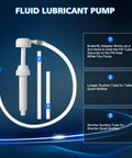 LOZAGU fluid pump kit for standard quart bottles; 10cc per stroke, includes 3rd-hand adapter and 28mm fittings