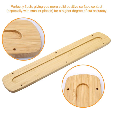 Zero Clearance Insert Plate for 12-Inch Sliding Miter Saws Fits DWS779 DWS780 DHS790 DWS782 DHS780 Natural MDF