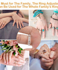 Clear Silicone Ring Guards Set For Loose Rings 12 Pack In Four Sizes Invisible Ring Resizer Tighteners installation on various rings