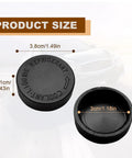 Two Pack Black Engine Radiator Coolant Reservoir Cap For Infiniti Nissan Renault OEM 21712 79900 with dimensions
