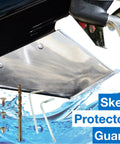 Beefed Up 316 Stainless Steel Skeg Guard For MerCruiser Bravo One And Three Sterndrives with installation tools.
