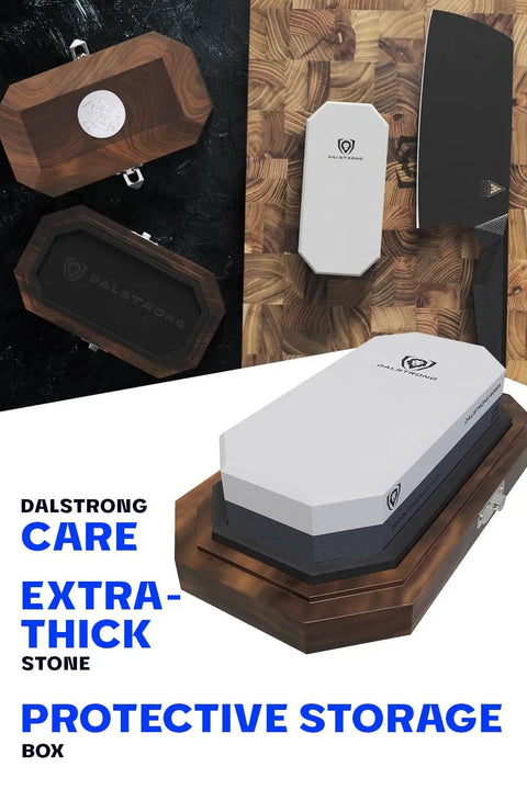 All In One Knife Sharpening Kit With Dual Grit 1000 6000 Whetstones Extra Thick Corundum Sharpening Stones in Oak Box