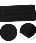 Cut resistant arm sleeve, black knit fabric, designed for gardening welding mechanics carpentry, Snag This Badass Pair Of Cut Resistant Arm Sleeves And Heat Guards Designed For Gardening Welding Mechanics Or Carpentry To Keep Your Arms Cool Protected All Day Long.