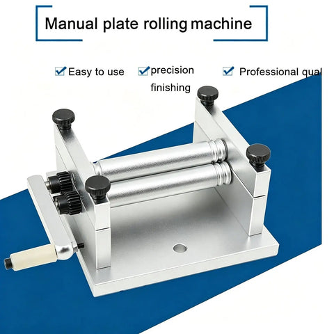 No Sweat Manual Slip Roll Machine With Fast Roller Adjustments For Easy Bending Of Copper Aluminum And Brass Sheet Metal Strips Awesome Addition To Any Garage Workbench