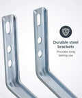 Durable steel brackets from Training Wheels For Kids Bike Set With Heavy Duty Steel Brackets Mounting Hardware Detachable Design Easy To Install