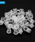 Lamp Pipe Cord Protector 50 Pack Clear Plastic Bushings For One Eighth IPS Pipe 5.5mm ID By 6mm Height washer liner set
