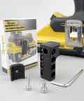 Magnetic One Quarter Inch Hex Bit Holder For Cordless Drills With Four Strong Magnets Quick Access Drill Bit Holster Organizer