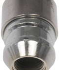 Heavy Duty M14 1.50 Thread Wheel Lock Set end view showing hardened steel material designed for theft protection.