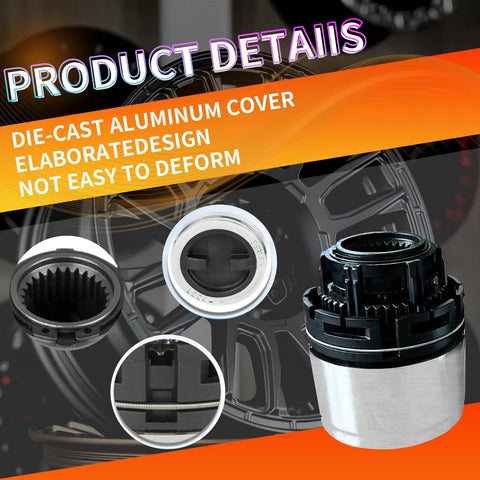 4X4 Manual Wheel Locking Hub Replacement Kit For 1998-2003 Ford Ranger, 1995-2001 Ford Explorer, And 1998-2009 Mazda B-Series Pickup
