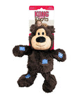 Wild Knots Bear Dog Toy With Internal Knotted Rope Skeleton Durable Plush Chew Toy For Medium To Large Dogs Minimal Stuffing