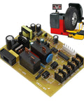 Upgraded Car Tire Balancer Circuit Board Featuring Thick Aluminum Copper Plates, view of PCB with components for tire balancer use.