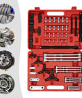 Heavy Duty Hub Pulley Puller Kit With 2 And 3 Jaw Bearing Separator Remove Gears Pulleys Includes 3 4 6 8 Inch case