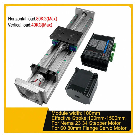 Rock Solid XYZ Axis Motion Stage Featuring Dual Linear Rails And Precision Ball Screw for CNC routers with stepper motor.