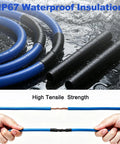 Seven Sizes Four to One Ratio Adhesive Lined Heat Shrink Tubing Roll Kit 53 Feet Marine Grade Waterproof Black with high tensile strength.