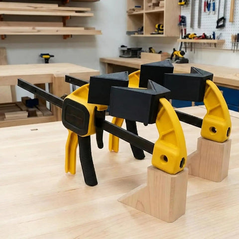2-Pack Must-Have 90 Degree Clamp Adapter For Medium Trigger Clamps, Quick Release Tool Accessory Set, Durable PLA Construction