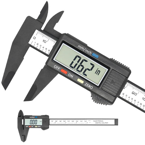 Handy Digital Caliper With Inch To Millimeter Conversion Extra Large LCD Screen Inside Outside Depth And Step Measurements