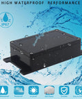 Watertight IP67 Junction Box for DIY Electrical Projects, Tough-As-Nails ABS Plastic Enclosure with Wall Mount Ears