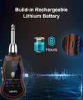 Silent Practice Headphone Amp for Electric Guitar and Bass with Rechargeable Battery, 5 Effects Including Clean