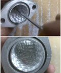 Using Long Carbide Burr Set For Die Grinder, Four Pieces, One Quarter Inch Shank, Total Length 6.1 Inches on cylinder head