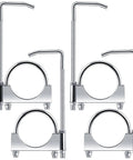 3 Inch Universal Exhaust Clamp With Hanger For Cars And Trucks Heavy Duty Muffler Bracket Galvanized Steel Construction Fits Exhaust Pipe