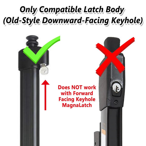 Premium Heavy Duty Replacement Keys For Pool And Garden Gate Magnetic Safety Latches Compatible With Original Series smooth operation note