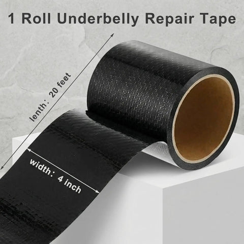 RV Underbelly Tape 4In By 20Ft Corrugated Waterproof Flex Belly Material Thick Adhesive Patch Sealing Roll